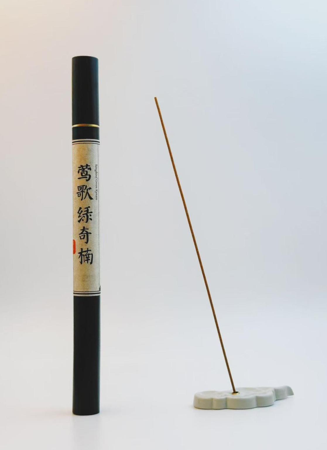 Songbird Green Kynam Agarwood Incense Sticks 10g