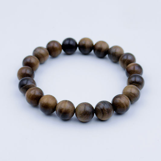 Aged Old Mountain Sandalwood Beaded Bracelet * 1